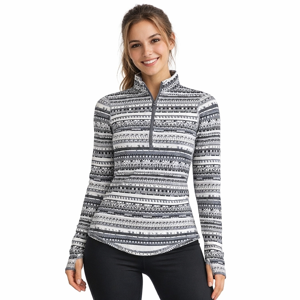 Nike Pro Dri-Fit Warm 8-Bit Half-Zip Long Sleeve Training Top XS
